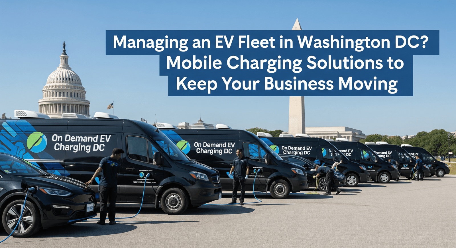 Managing an EV Fleet in Washington DC? Mobile Charging Solutions to Keep Your Business Moving