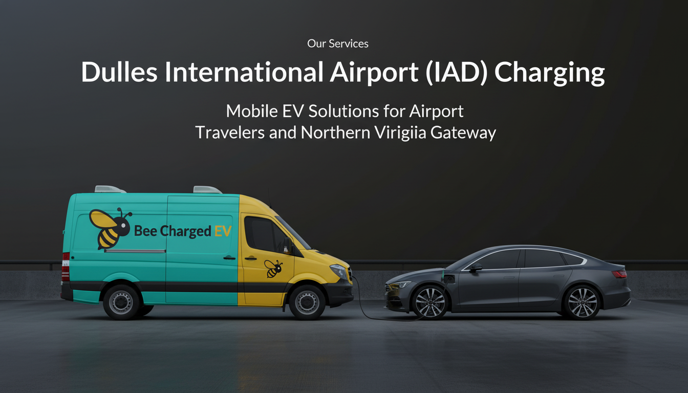 Dulles International Airport (IAD) Charging: Mobile EV Solutions for Airport Travelers and Northern Virginia Gateway