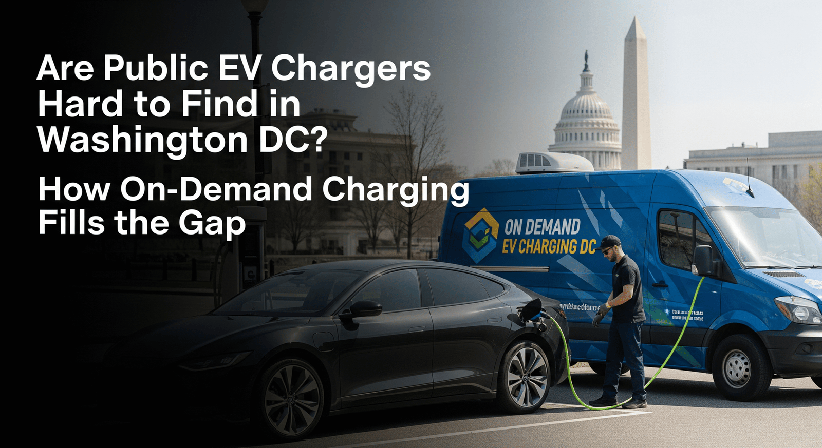 Are Public EV Chargers Hard to Find in Washington DC? How On-Demand Charging Fills the Gap